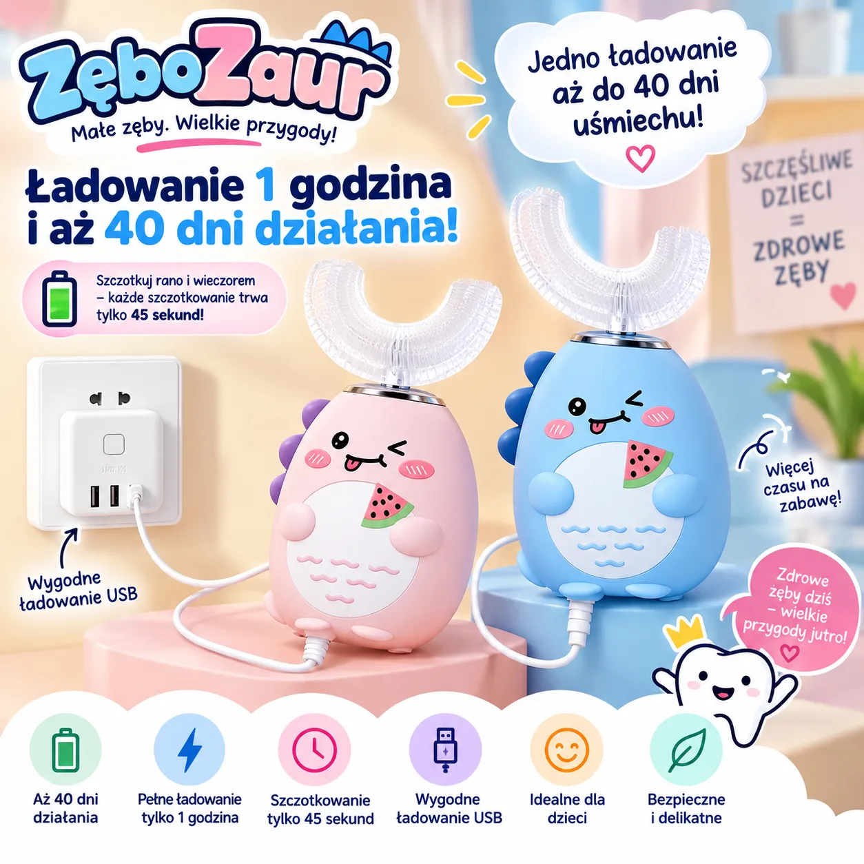 Szczoteczka ZęboZaur — zdjęcie produktu 3